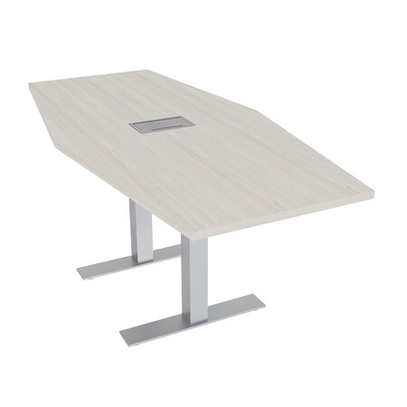 Skutchi Designs 33.5 in W, 69.5 in L, 29 in H, Engineered Wood Top, Ivory HAR-HEX.IR-34x70-T-ELEC-XD1026